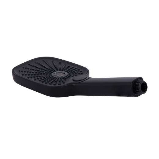 Смеситель для ванны c душевым гарнитуром Qtap Gemini Black Matt (QTGEM259BLM45682) - 3