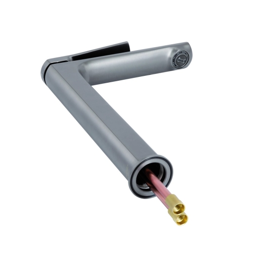 Смеситель для раковины Qtap Slavonice Gunmetal Black PVD (QTSLA269GMB45925) - 2