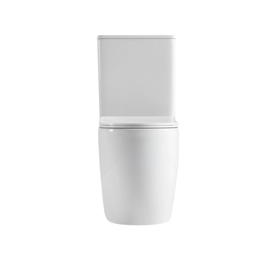 Унітаз для підлоги Qtap Robin New Ultra Quiet, сидіння Slim Duroplast/Soft-close/Quick relase бачок 3/7.15L 660x360x855 мм (QT13226083AW) - 2