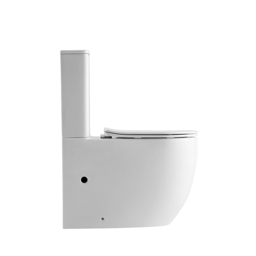 Унітаз для підлоги Qtap Robin New Ultra Quiet, сидіння Slim Duroplast/Soft-close/Quick relase бачок 3/7.15L 660x360x855 мм (QT13226083AW) - 3
