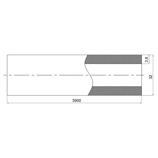 Труба PPR Blue Ocean SDR 9 3.6 мм PN12.5 * 32 (BOHWXX32XXX12) - 2