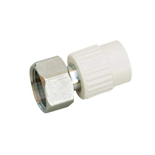 Муфта PPR з накидною гайкою Blue Ocean 20х3/4" ВР з латунним штоком (BOCAFT2002NBX) - 1