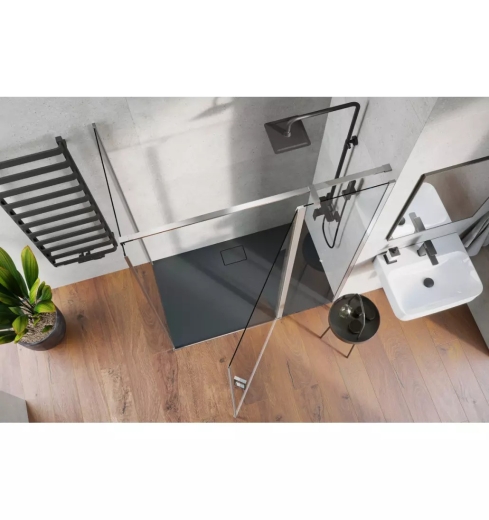 Піддон душовий композитний Excellent Lavano 1400x900 cm чорний (BREX.1103.140.090.BLN) - 3