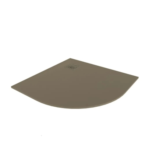 Напівкруглий композитний піддон Excellent Arda 900х900 см cappucino (BREX.1504.090.090.CAN) - 1