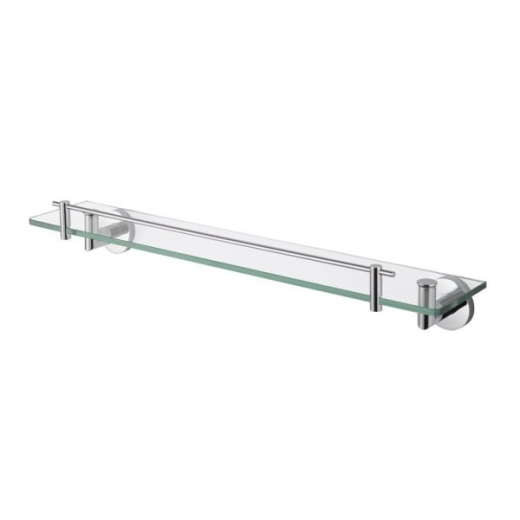 Полка стеклянная для зеркала Stella Classic 60×12.5×9.5 хром (07.800) - 1
