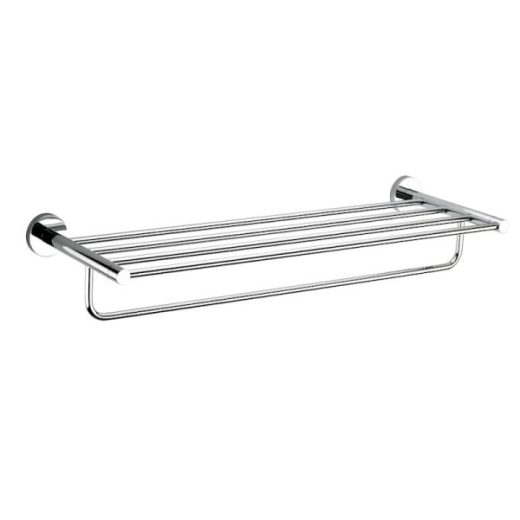 Полка для полотенец Stella Classic 64.5×21.5×18 хром (07.02160) - 1