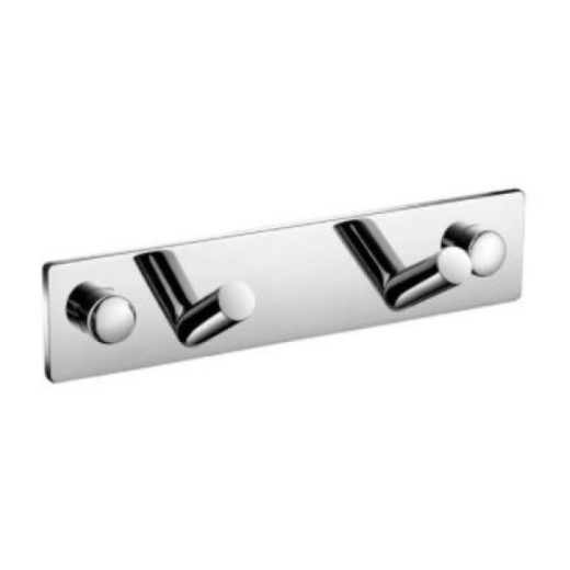 Крючок двойной косой Stella Dodatki 14×3×3 см хром (18.072) - 1