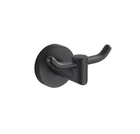 Крючок двойной Stella Classic 8.5×7×5.5 cm черный мат (07.320-B) - 1