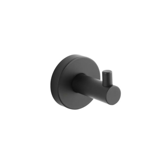 Крючок одинарный Stella Classic 5.5×5.5×5.5 см черный matt (07.311-B) - 1