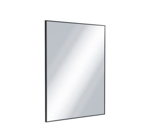 Дзеркало прямокутне 80x60 cm Excellent Kuadro чорне (DOEX.KU080.060.BL) - 1