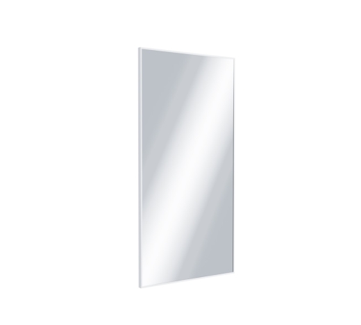 Дзеркало прямокутне 100x50 cm Excellent Kuadro біле (DOEX.KU100.050.WH) - 1