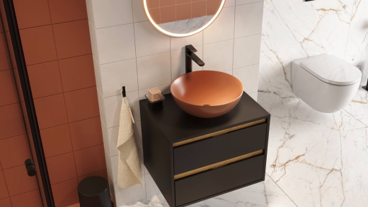 Раковина Excellent Luqa 40 см, terracotta matt (CEAC.6401.400.TEM) - 2