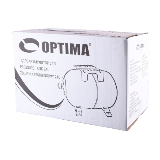 Гидроаккумулятор горизонтальный OPTIMA 24 л (97949003041923806) - 5