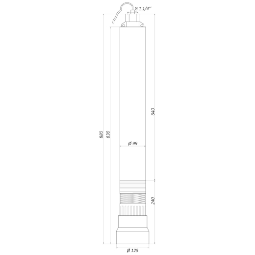 Насос колодязний OPTIMA OP 5,1- 10 1,1 кВт (9694900304193680) - 6