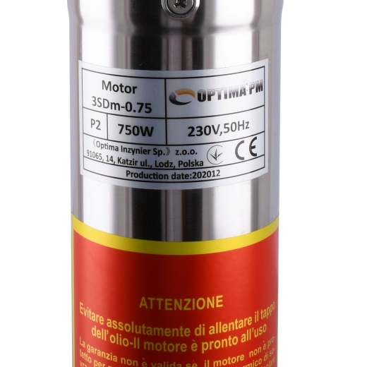 Насос свердловинний OPTIMA PM 3SDm2, 5/20 0,75 кВт 90м + 55 м кабель (9694900304195991) - 2