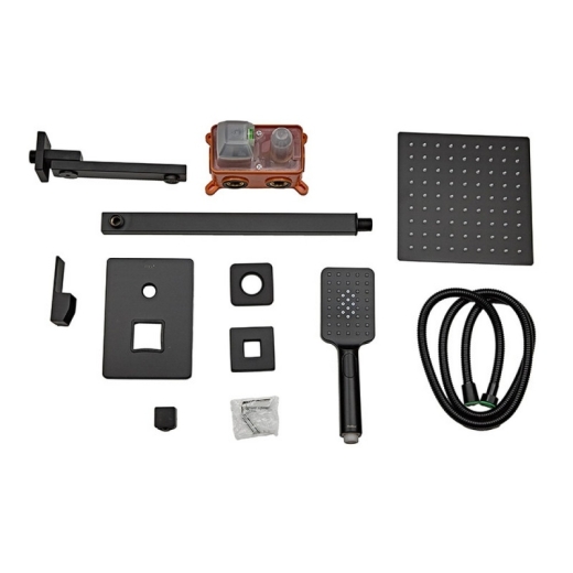 Душевая система Haiba Kubus 009 inner Black (HB3949) - 8