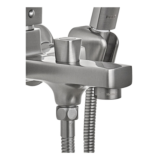 Смеситель для ванны Haiba Kubus 009 euro (HB4007) - 3