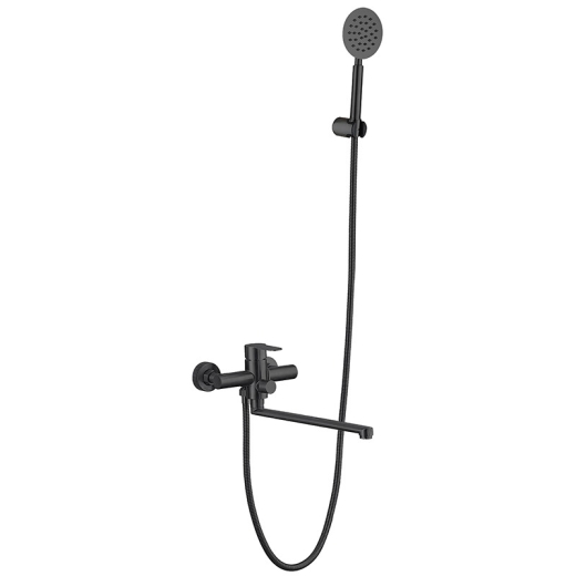 Смеситель для ванны ZERIX DAX-006 Euro черный (ZX4816) - 1