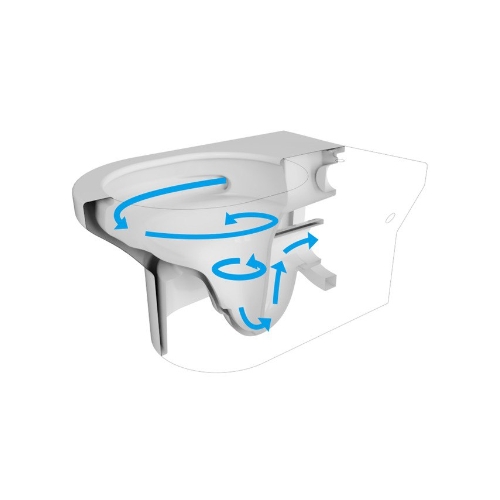 Унитаз подвесной Devit ART 3.0 3030140B безободковый с крышкой soft-close, Vortex Flush, черный мат (550984) - 4