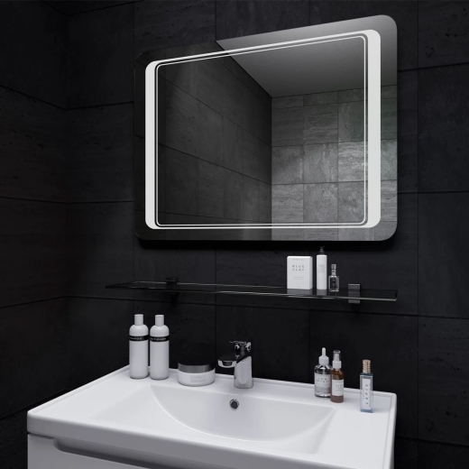 Зеркало Sanwerk Lite Duet 80x65 см LED 2835IR, W (ZT0000100) - 2
