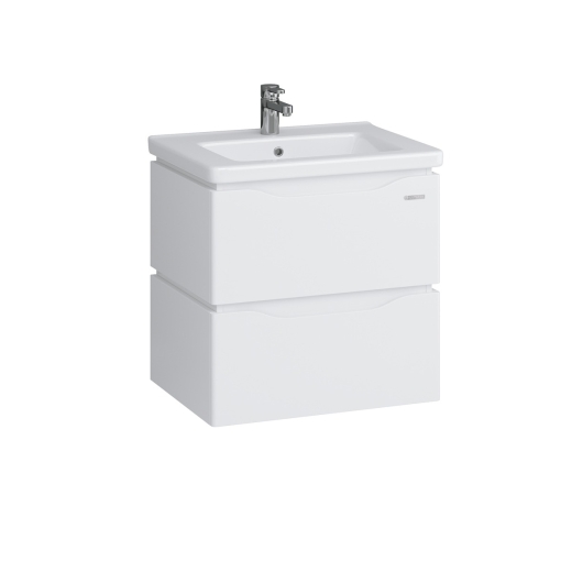 Тумба Sanwerk Alessa Air 60 білий з умивальником Space Line, 2F (MV0000870) - 1
