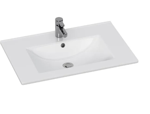 Тумба Sanwerk Greta 70 біла з умивальником Qtap Albatross, 2F (MV0000884) - 3