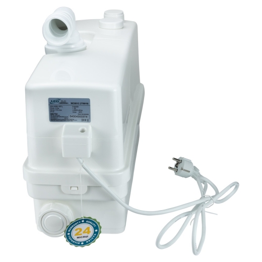Станция канализационная LEO 3.0 WC601С 0.6кВт Hmax 8.5м Qmax 110л/мин 3 входа (776918) - 3