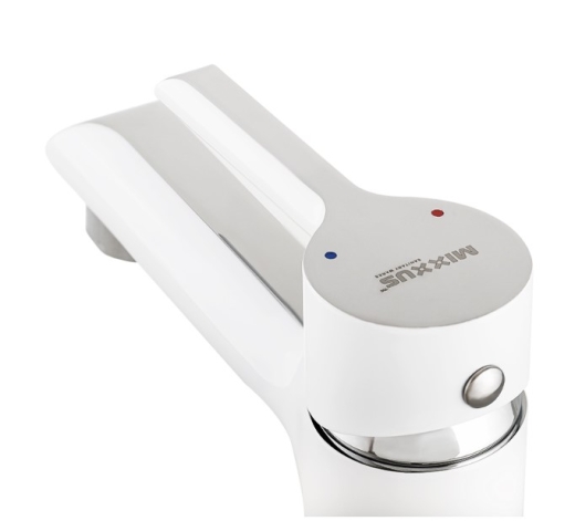 Змішувач для умивальника Mixxus Premium Edem 001 White (MI5843) - 2
