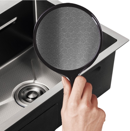 Мийка для кухні Mixxus MH5050 Decor Nano-Black з нерж сталі (MX1929) - 2
