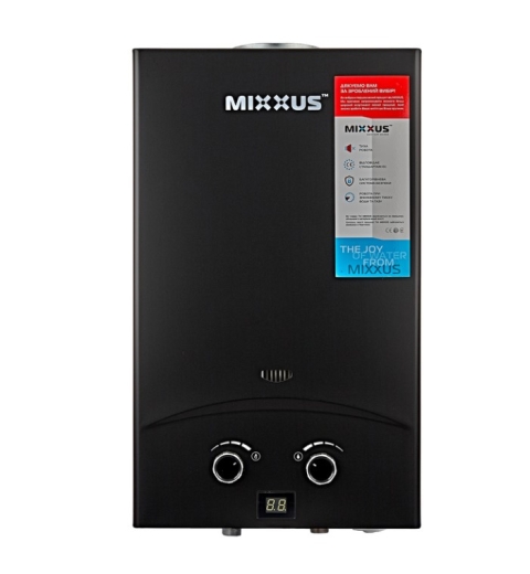 Газова колонка MIXXUS GWH-0210 Basic Black димохідна 10 л/хв (WH0023) - 3