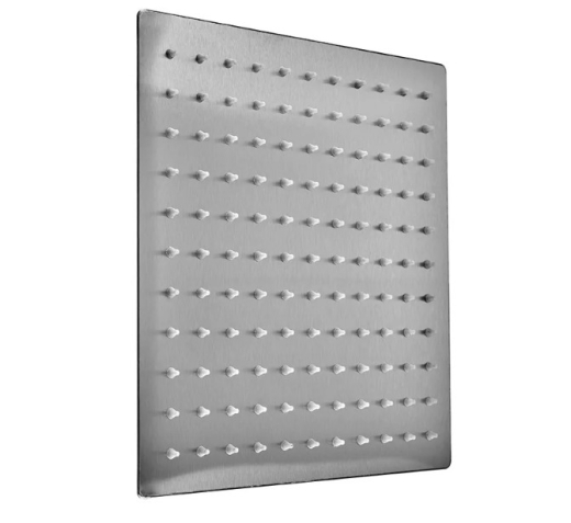 Лійка для душу стельова Zerix SH-006.SUS-25x25cm нерж сталь (ZX5009) - 1