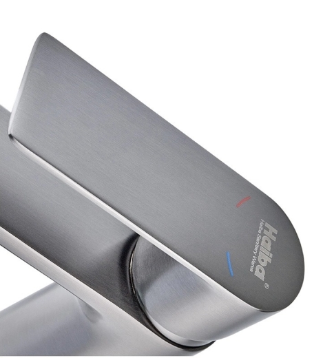 Змішувач для умивальника Haiba Alex 001 Graphite (HB3992) - 2
