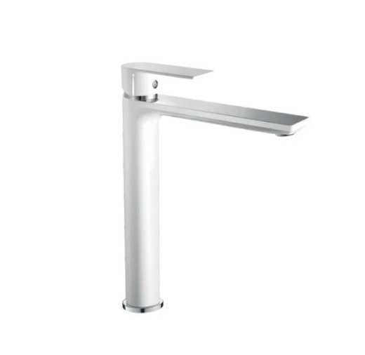 Змішувач для умивальника Haiba Milano 001 High White-Chrome (HB9564) - 1