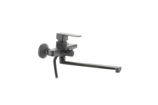 Смеситель для ванной Haiba Kubus 006 Euro Graphite (HB4006) - 1