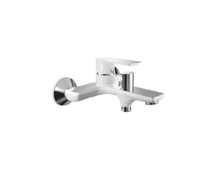 Смеситель для ванной Haiba Alex 009 Euro White-Chrome (HB9568) - 1