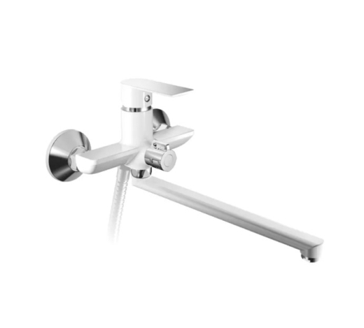 Змішувач для ванної кімнати Haiba Alex 006 Euro White-Chrome (HB9567) - 1