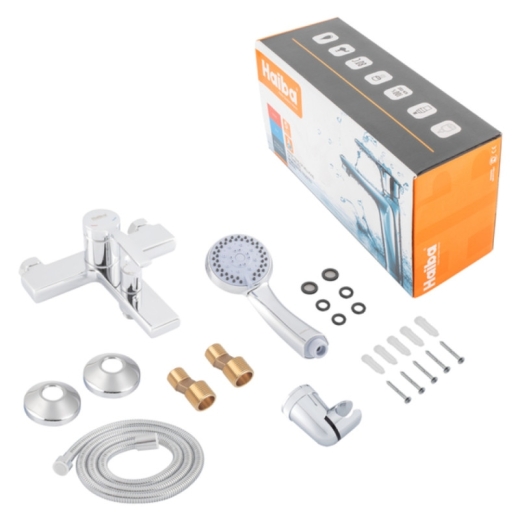Смеситель для ванной Haiba Lemon 009 Euro (HB9589) - 6