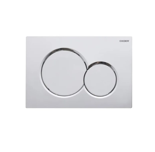 Панель змиву KOER KT-0601-01 пластикова, кругла кнопка (KR5174) - 2