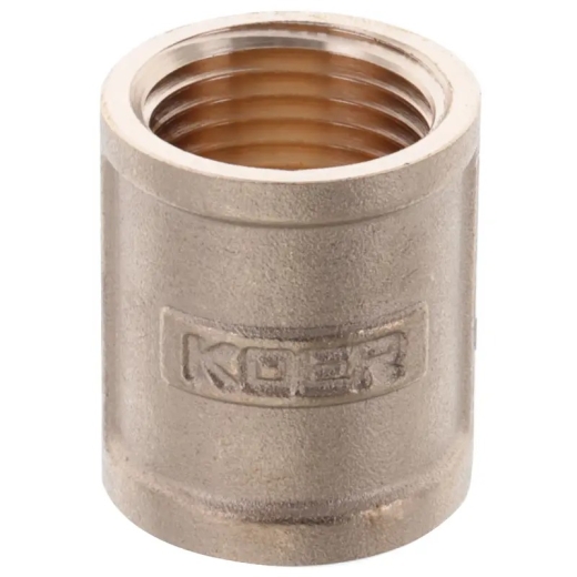 Муфта Koer KF.C06.WN - 1/2'', без никеля (KR3025) - 2