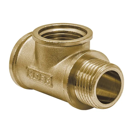Трійник Koer KF.T06FFM.WN 1/2'' ВВН, без нікелю (KR3030) - 1