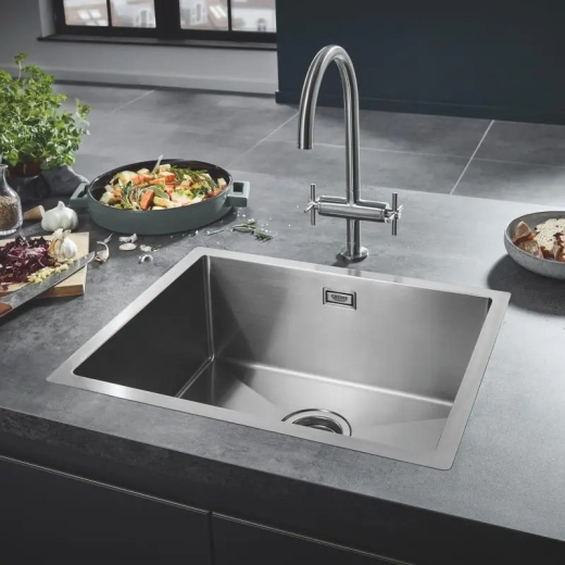 Мийка для кухні Grohe 550 x 450 мм, 1 чаша, матова (31726SD0) - 3
