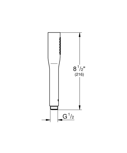 Ручний душ Grohe Euphoria Cosmopolitan Stick 1 вид струменя (22126KF0) - 4