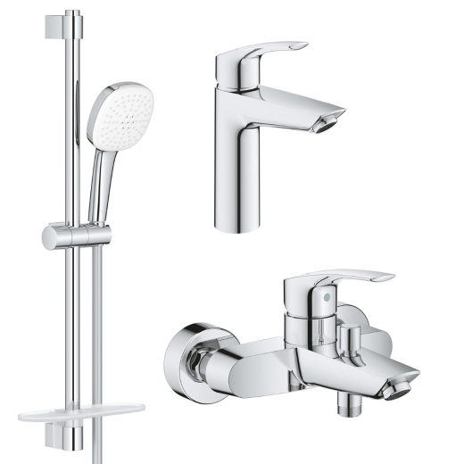 Комплект змішувачів 3в1 Grohe Eurosmart (UA123246M3) - 1
