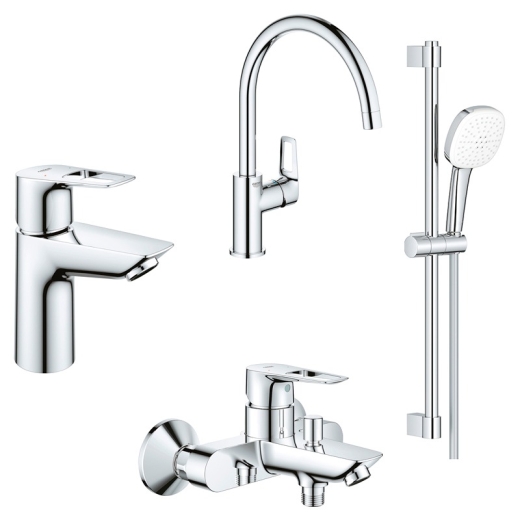Набір змішувачів для ванної та кухні Grohe BauLoop (UA123225K3) - 1