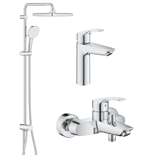 Комплект змішувачів 3в1 Grohe Eurosmart (UA123246R1) - 1