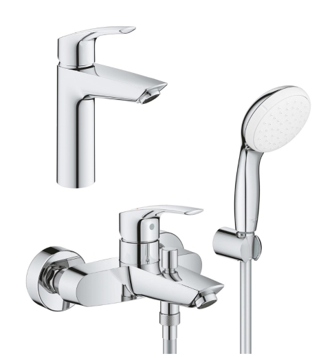 Комплект змішувачів 2в1 Grohe Eurosmart (UA123302M0) - 1