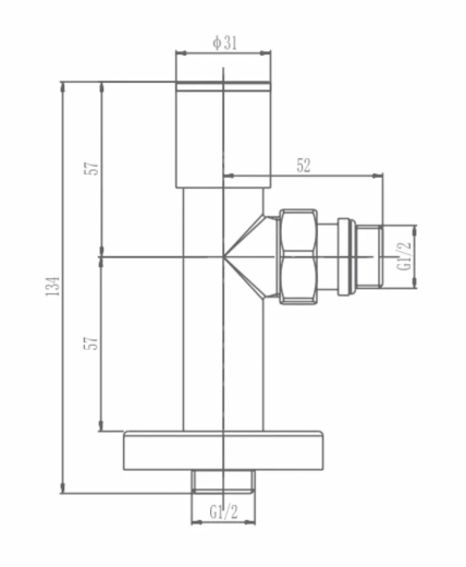Комплект дизайн кранів ARTTIDESIGN подовжений 1/2” x 1/2” чорний матовий (Кр.Уг.Уд.Чр) - 2