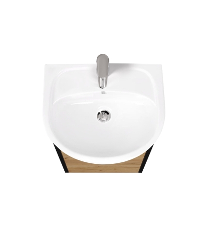 Тумба Мойдодир Dakota Craft 50 з умивальником Solo 50 дуб крафт (00-0008565) - 7