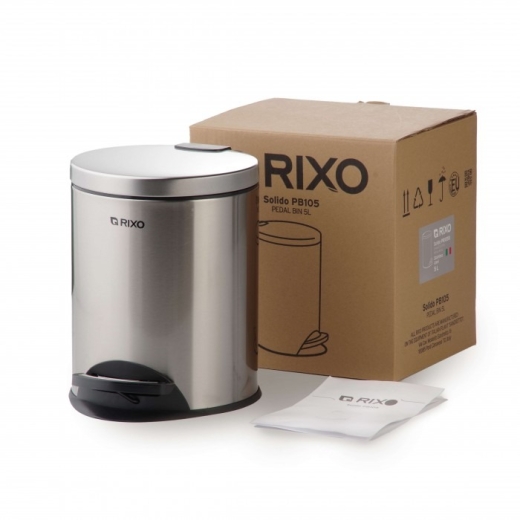 Ведро для мусора с педалью Rixo Solido PB105S - 6