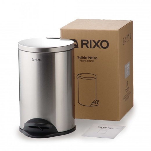 Ведро для мусора с педалью Rixo Solido PB112S - 6